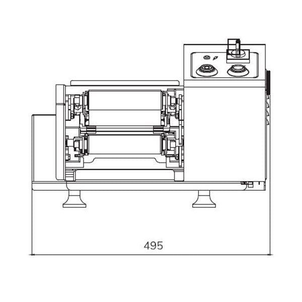 ABM® Horizontal Table Top Meat Slicer TP12